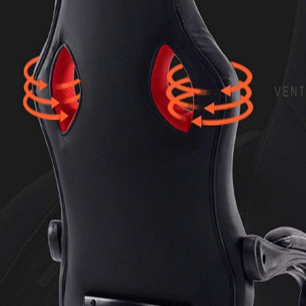 KOHARA Office Chair Gaming Chair Office Chair High Back Computer Music Video Game Chair Adjustable Backrest Aluminum Alloy Fee(Gaming Chair) (1) image 3