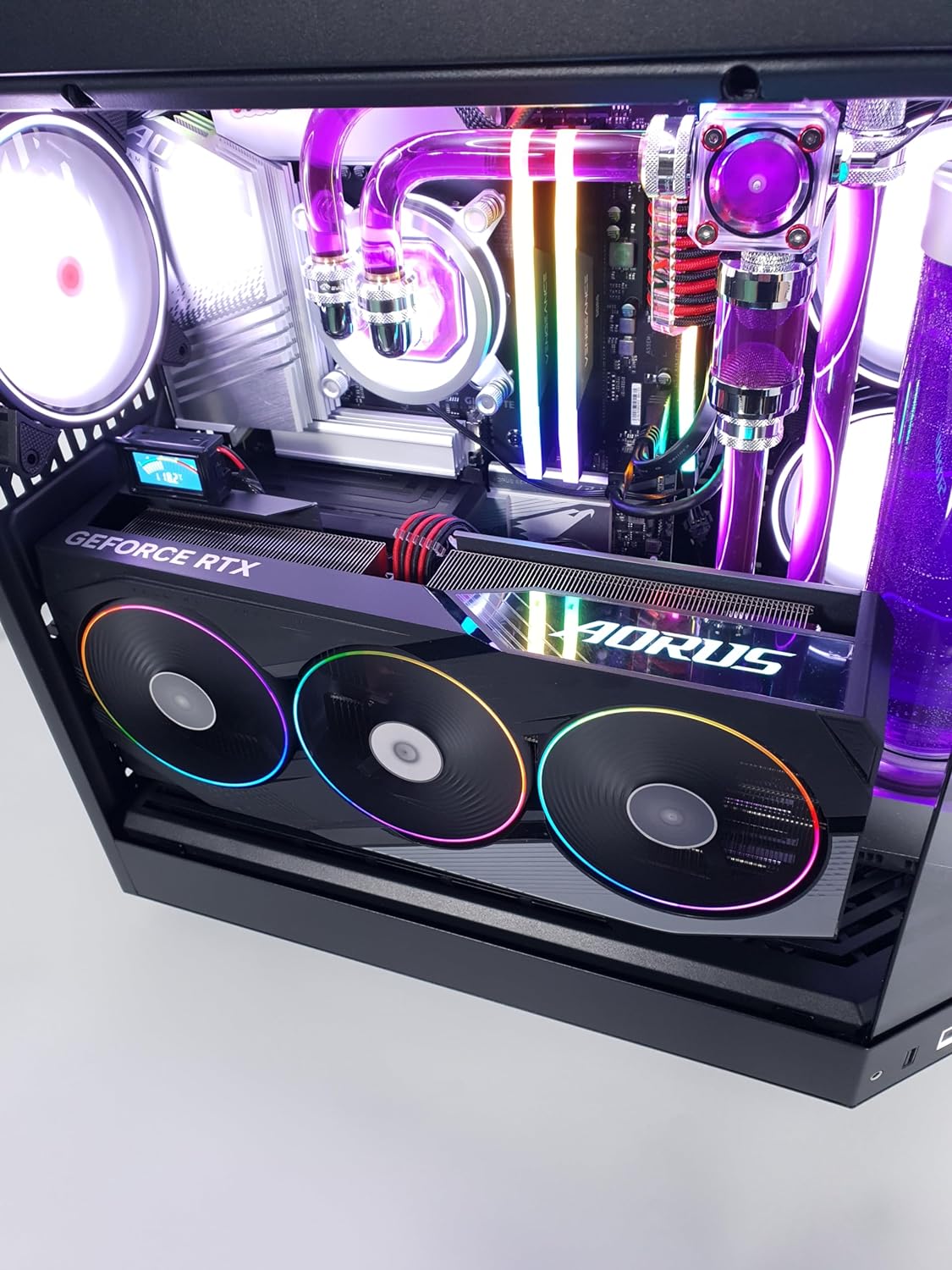 VIXIA High End Custom Watercooled Gaming PC - Intel Core i9 14900K - Gigabyte Aero GeForce RTX 4090 - Corsair DDR5 64GB - Samsung 990 Pro PCIe4.0 NVME 2TB - Hyte Y60 Black - VXS-70B image 1