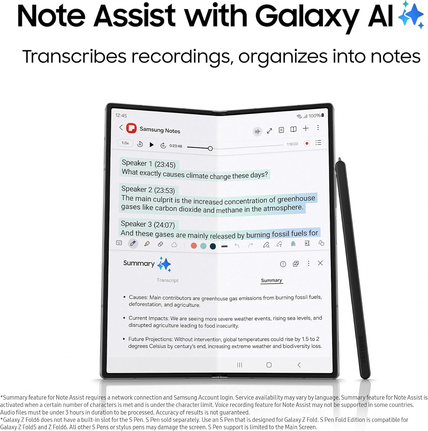 Samsung Galaxy Z Fold6 AI Smartphone, Unlocked Android Smartphone, 512GB Storage, Silver Shadow and Buds3, Wireless Earbuds, Grey (UK Version) image 3