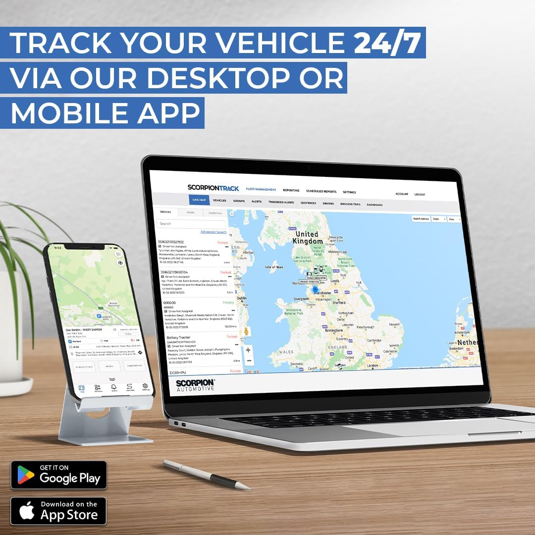 ScorpionTrack - 4G 2-Wire Self-Install GPS Vehicle Tracker - Live, Accurate, Trusted Location Tracking Device, Perfect for Car, Van, Caravan, Motorhome, Motorcycle, Scooter - Easy Install, UK Support image 3