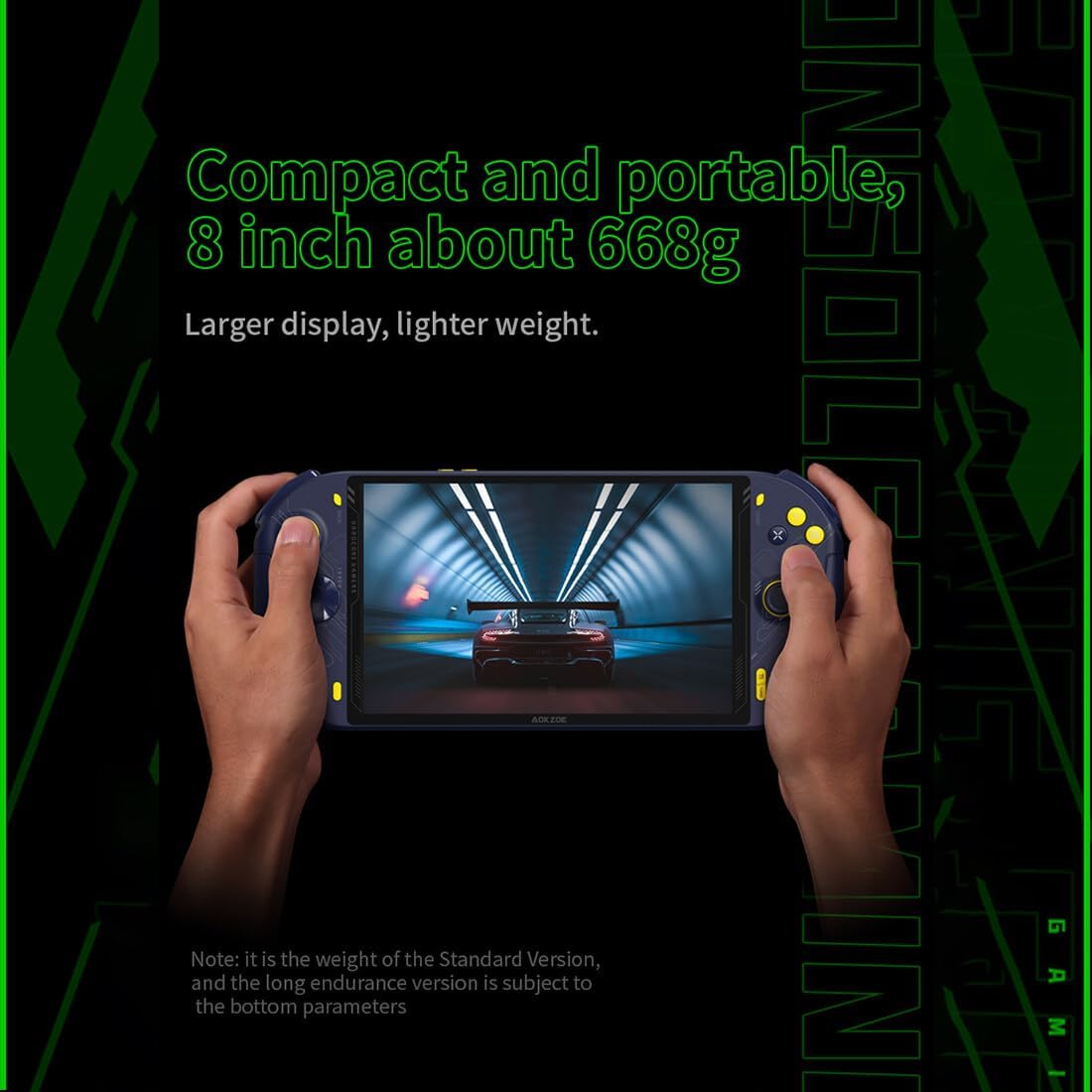 ASVIL AOKZOE A1 AMD 6800U Pocket PC Handheld Game Console, Windows 16G+512G IPS Screen Mini Retro Video Game Machines, Portable Retro Arcade Game Players for Kids Boys Children image 4