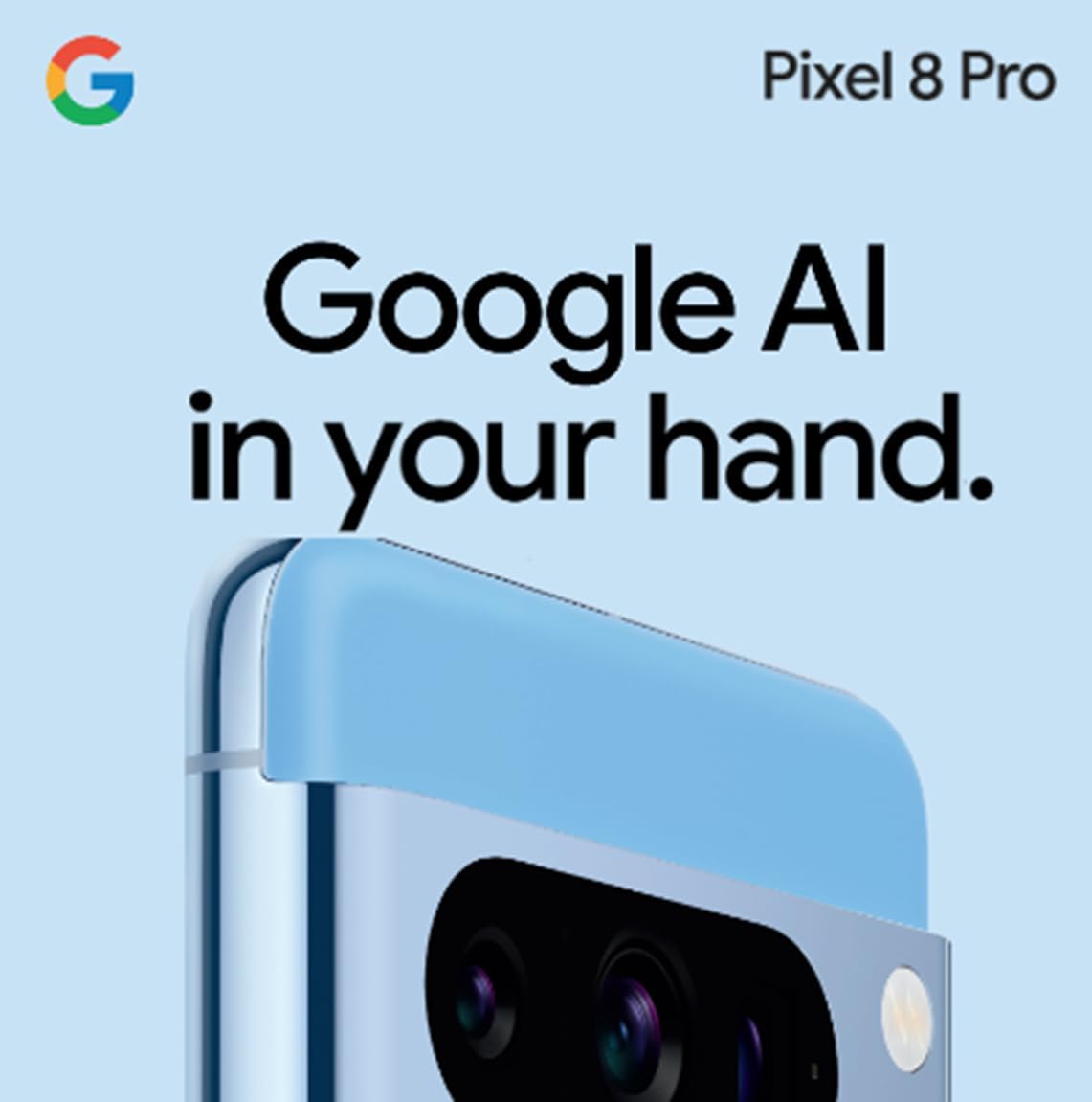 Google Pixel 8 Pro – Unlocked Android Smartphone with telephoto lens, 24-hour battery and Super Actua display – Obsidian, 256GB image 3
