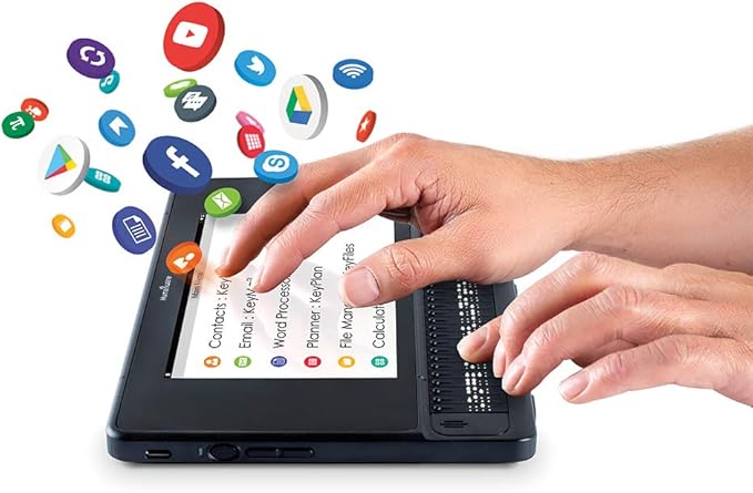 BrailleNote Touch 18 Plus Braille notetaker/Tablet, 18 inches, 1024 x 600 resolution image 0