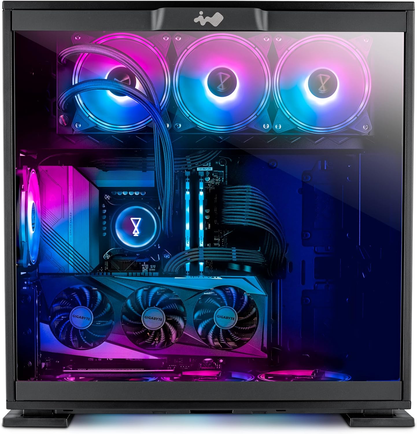 OPSYS Specta-X2 RGB Gaming PC Computer with Monitor & Gamer Keyboard/Mouse (Intel i7 12700F, Gigabyte Geforce RTX 3080, 500GB NVMe SSD, 2TB HDD, 32GB RAM, Bluetooth, Windows 11) image 3