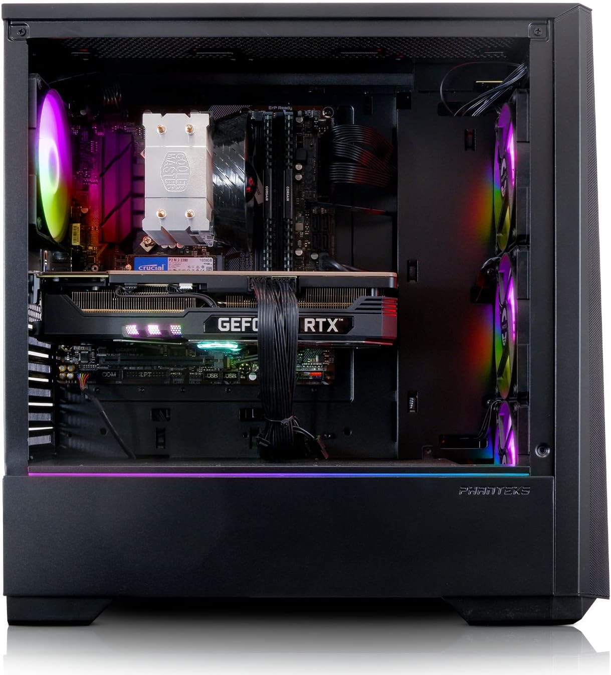 ADMI Gaming PC: Intel Core i9 11900KF CPU | NVIDIA GeForce RTX 4070 | 32GB 3200MHz | B560M | 600mbps WiFi | 1TB NVME SSD | Phanteks G360A | Windows 11 image 2
