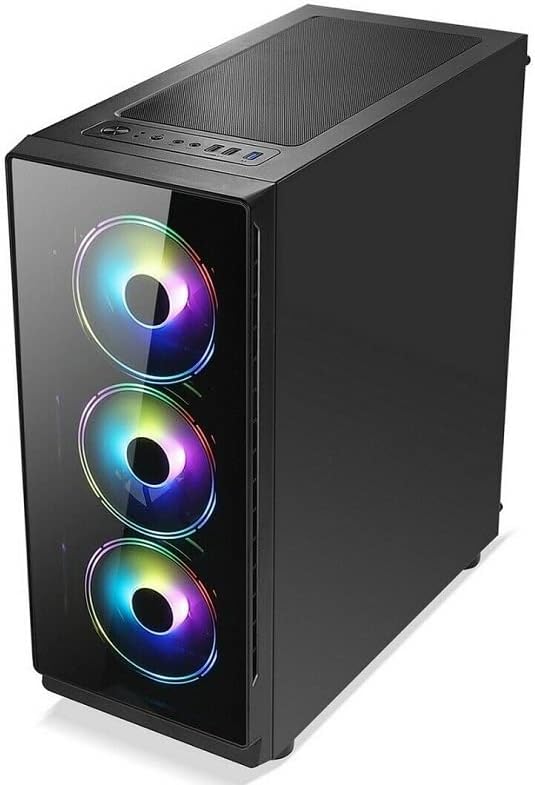 MicroDream Genesis RTX 3090 Gaming PC - Core i7-12700F 16GB 256GB SSD 2TB HDD WiFi 4K VR HDMI Windows 11 Desktop Computer image 1