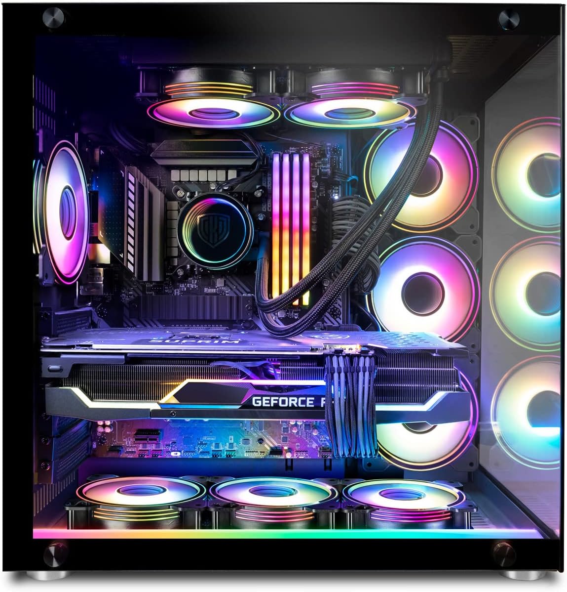 Vibox VIII-103 Gaming PC - Intel i9 11900F Processor - Nvidia RTX 4090 24GB Graphics Card - 32GB RAM - 2TB NVMe M.2 SSD - 1000W PSU - Windows 11 - WiFi image 4