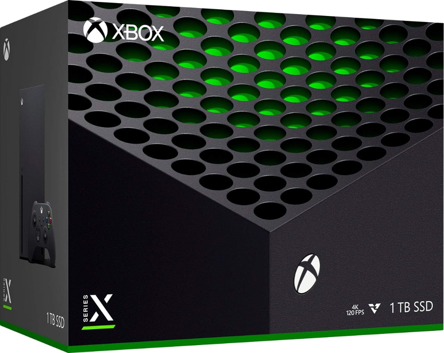 Microsoft Xbox Series X 1TB Gaming Console Bundle: New, Sealed Series X 1TB Console System – Double Bonus: The Witcher 3 Game, and Dikit 8K HDMI Cable – System Bundle, Games, Accessories, Controller image 1