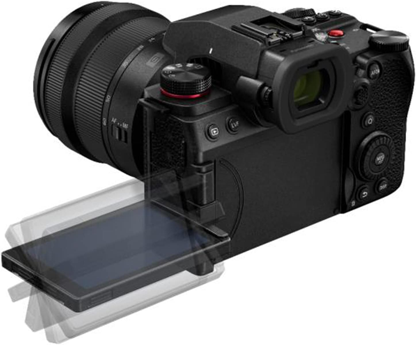 Panasonic LUMIX DC-S5 II Full Frame Mirrorless Camera with 20-60mm F3.5-5.6 Lens, 4K 60P and 6k 30P, Flip Screen, Wi-Fi, Active IS, Black image 2