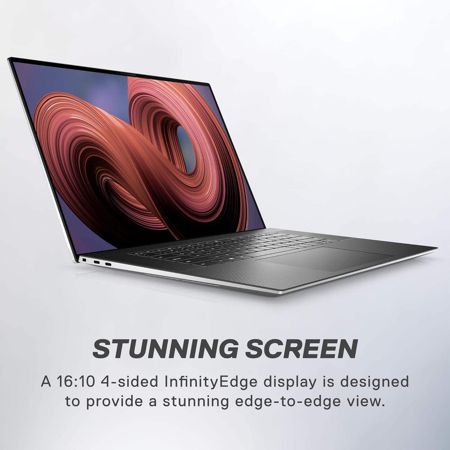Dell XPS 17 9730 Laptop, 17” UHD+ 500- Nit Touchscreen display, 13th Gen Intel Core i7-13700H, NVIDIA RTX 4050, 1TB SSD, 16GB RAM, Fingerprint Reader, Windows 11 Home, Silver image 4