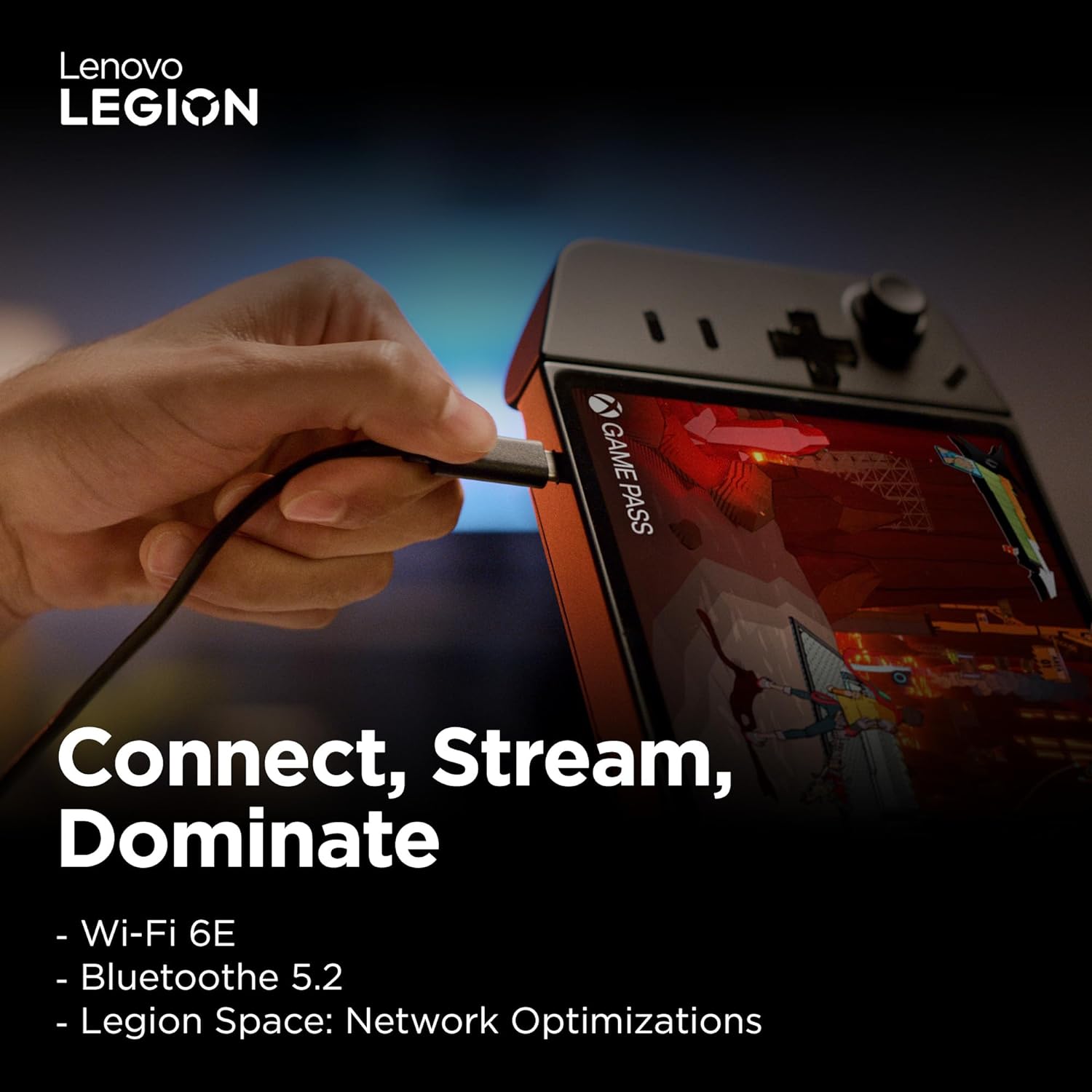 Lenovo Legion Go Handheld Gaming Console | 8.8 inch 2K Display | Detachable Controllers | AMD Ryzen Z1 Extreme | 16GB RAM | 512GB SSD | Windows 11 Home | 3 Months Xbox Games Pass image 3