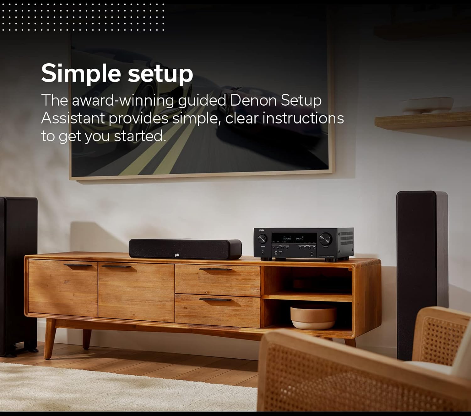 Denon AVR-S970H 8K AV Receiver, 7.2ch Home Cinema Amplifier, Dolby Atmos, DTS:X, Dolby Surround Sound, and DTS Neural:X, Alexa Compatible, Bluetooth, AirPlay 2 and HEOS Built-in Multiroom Audio image 4