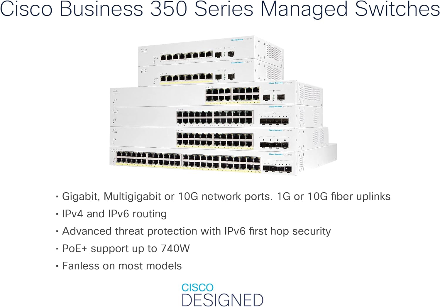Cisco Business CBS350-24XT Managed Switch | 24 Port 10GE | 4x10G SFP+ Shared | Limited Lifetime Hardware Warranty (CBS350-24XT-UK) image 2