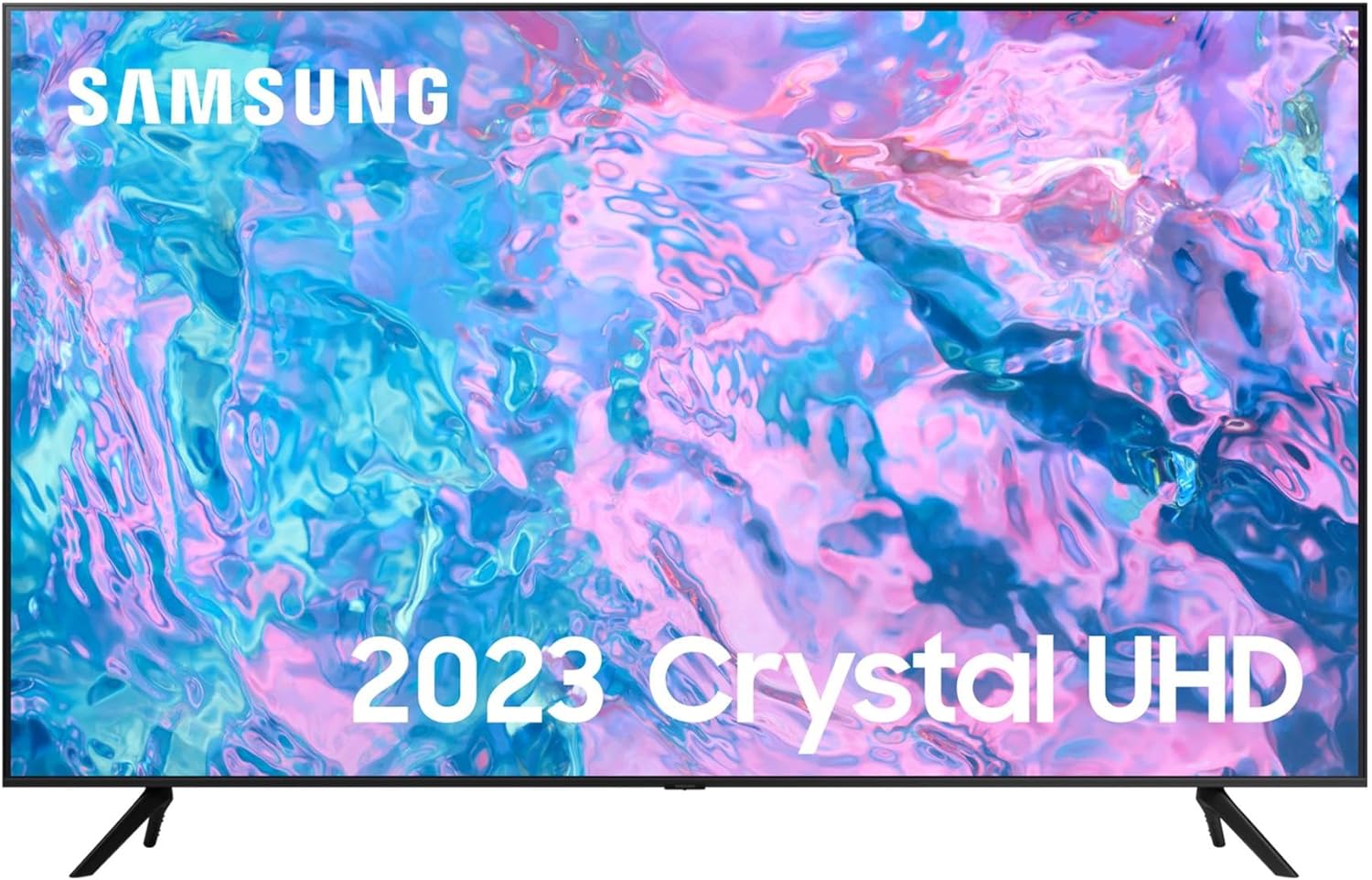 Samsung 55 Inch CU7100 UHD HDR Smart TV (2023) - 4K Crystal Processor, Adaptive Sound Audio, PurColour, Built In Gaming Hub, Streaming & Video Call Apps And Image Contrast Enhancer image 0
