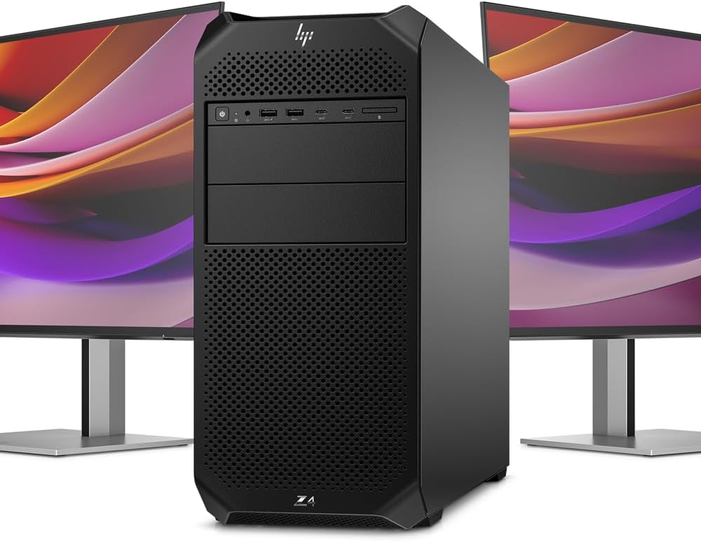 HP Z4 G5 Tower Workstation, Xeon w5-2455X (12 Cores, 4.6GHz), Nvidia Quadro RTX A2000, 4TB PCIe Gen 4.0x4 NVMe, 32GB DDR5 RDIMM, Raid Support, Gbit LAN, 1125W Gold PSU, Windows 11 Pro (Renewed) image 3