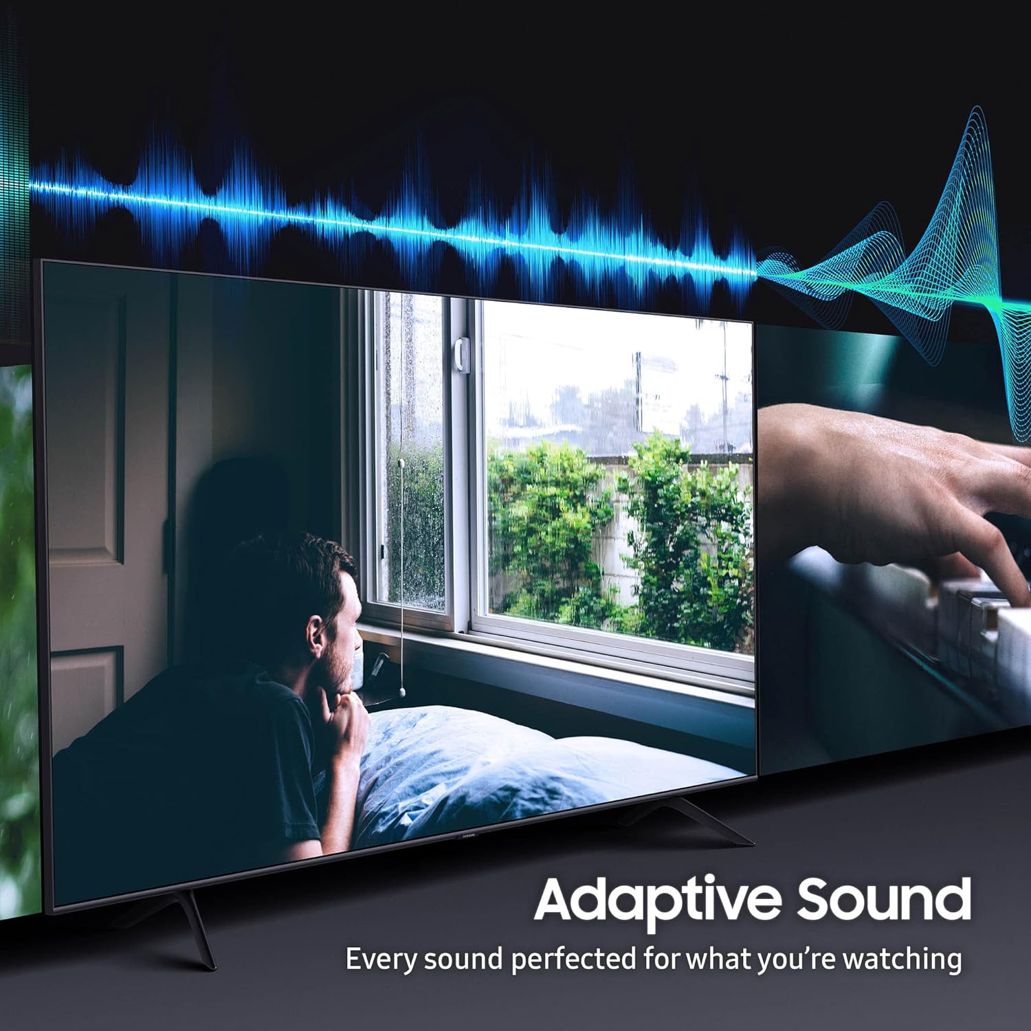 75 Inch CU7110 UHD HDR Smart TV (2023) - 4K Crystal Processor, Adaptive Sound Audio image 2