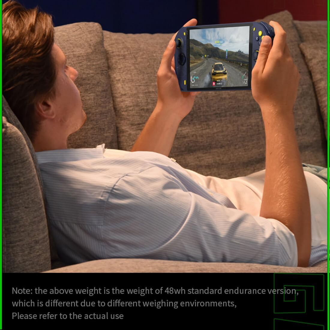ASVIL AOKZOE A1 AMD 6800U Pocket PC Handheld Game Console, Windows 16G+512G IPS Screen Mini Retro Video Game Machines, Portable Retro Arcade Game Players for Kids Boys Children image 3