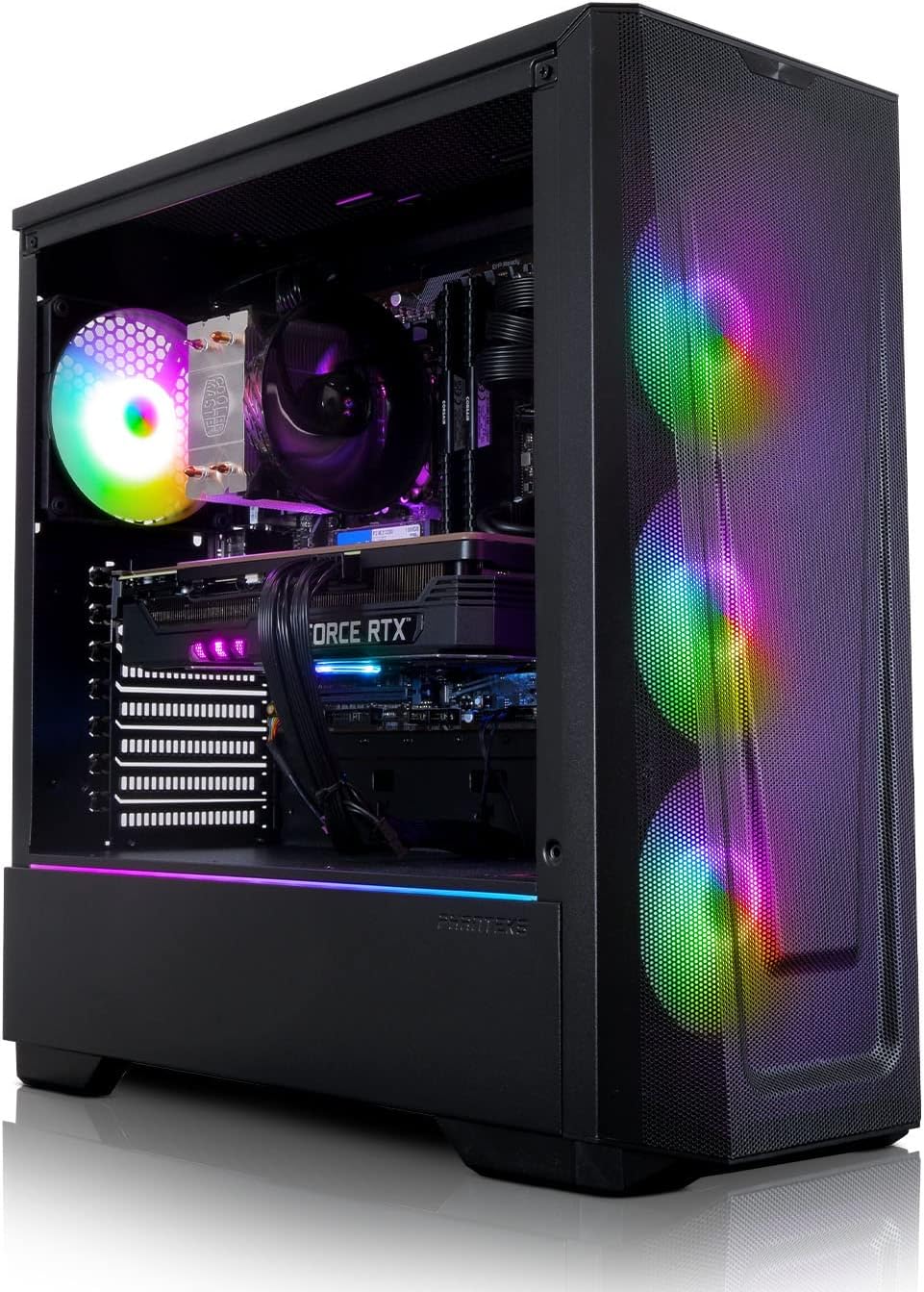 ADMI Gaming PC: Intel Core i9 11900KF CPU | NVIDIA GeForce RTX 4070 | 32GB 3200MHz | B560M | 600mbps WiFi | 1TB NVME SSD | Phanteks G360A | Windows 11 image 0